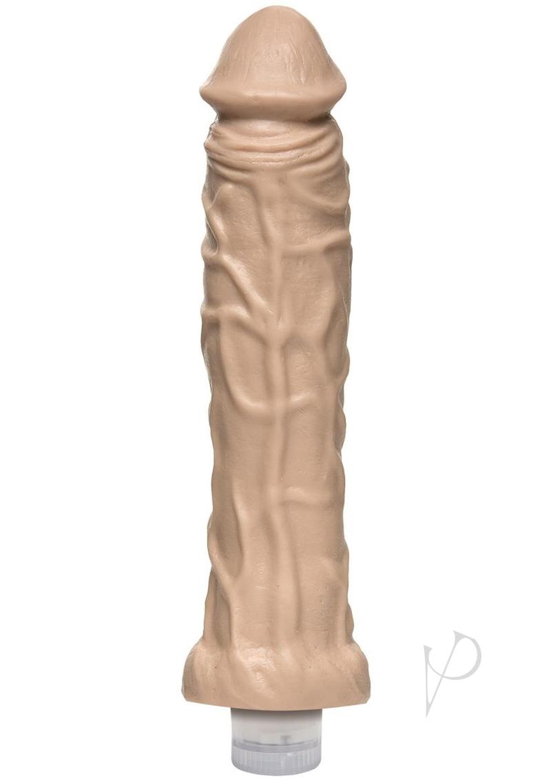 The Naturals Heavy Veined Thin Dildo 8in - Vanilla