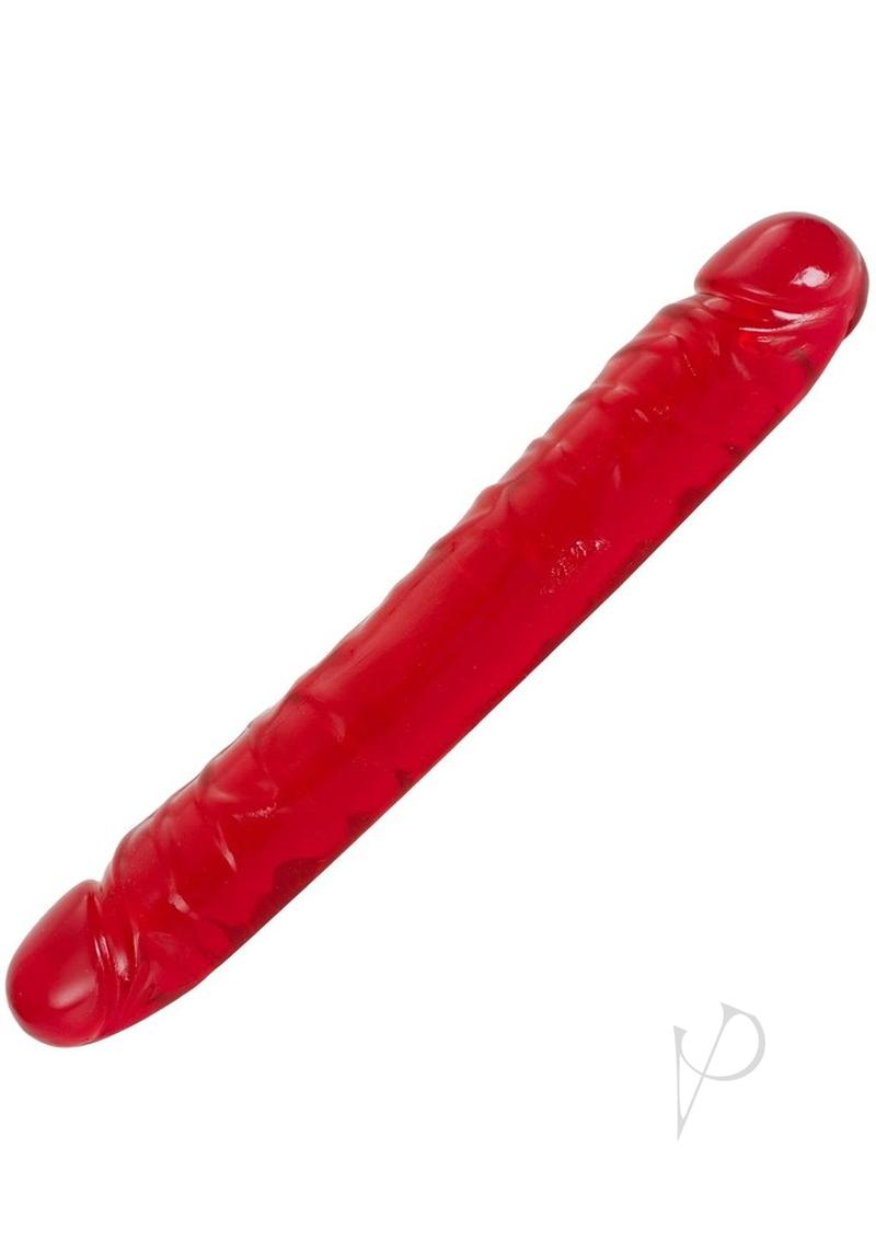 Vivid Essentials Double Dildo 12in - Red