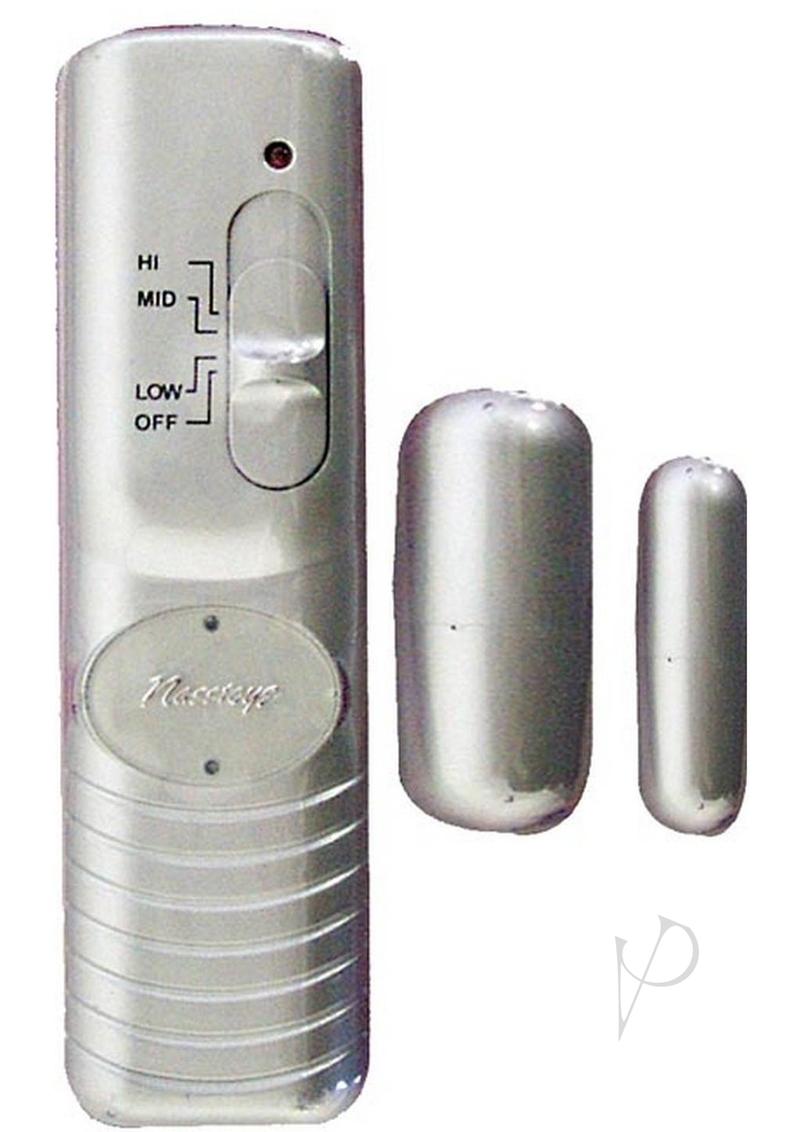 Double Silver Bullet with Wired Remote Control - Silver
