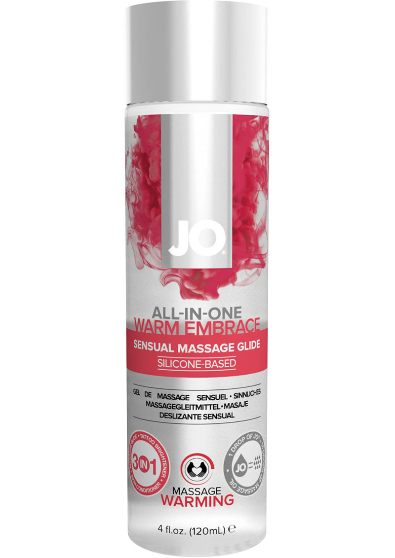 JO All-In-One Silicone Warming Massage Glide 4oz