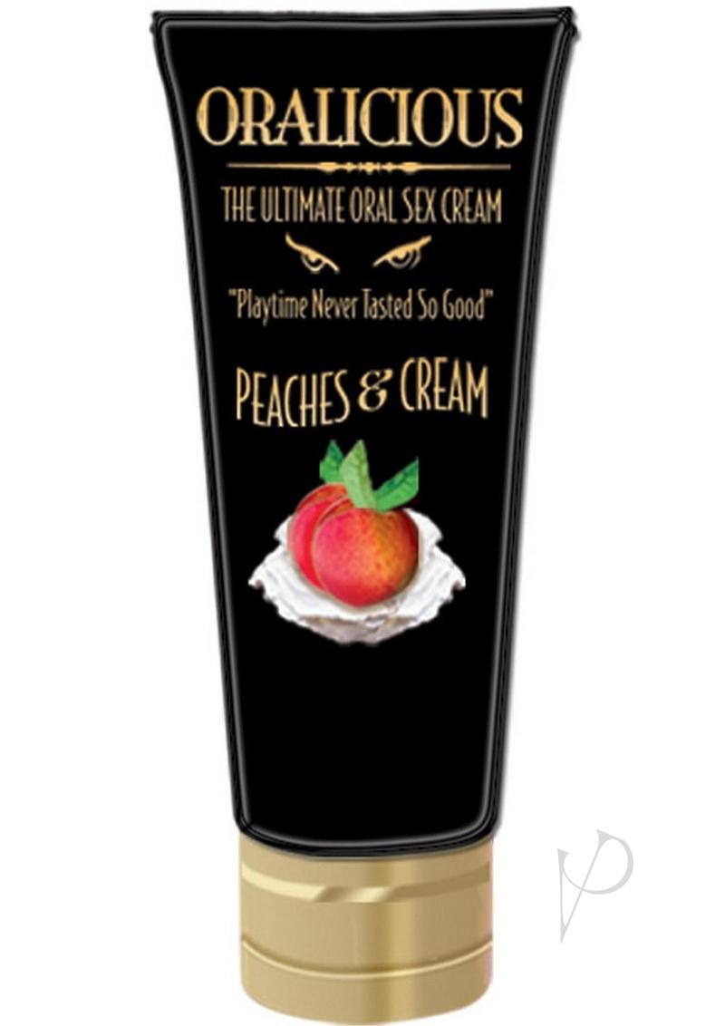 Oralicious Ultimate Oral Sex Cream 2oz - Peaches and Cream