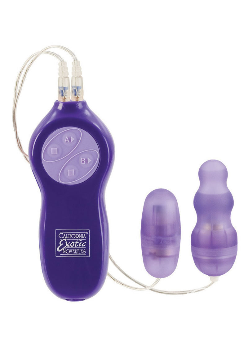 Passion Bullets Bullet and Multi Probe Bullet with Wired Remote Control - Purple
