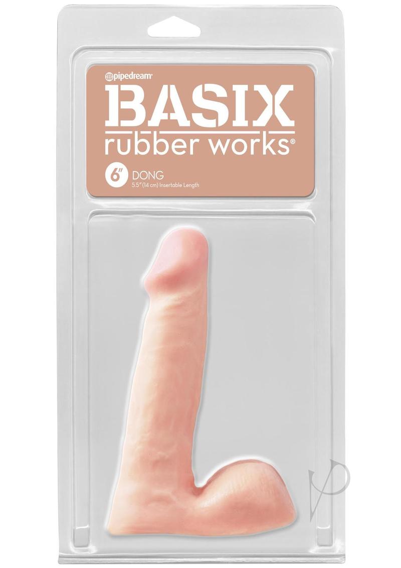 Basix Rubber Works Dong 6in - Vanilla