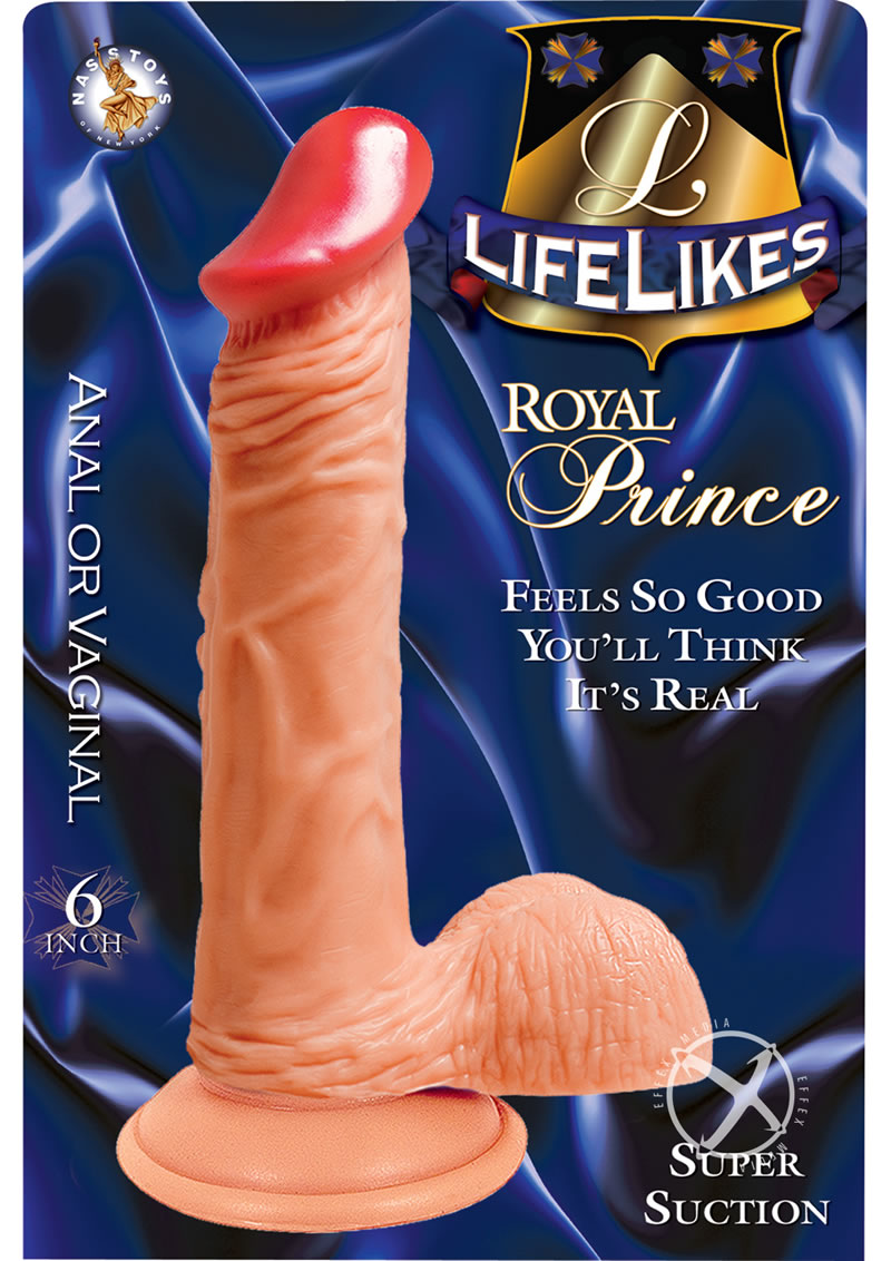Lifelikes Royal Prince Dildo 6in - Vanilla