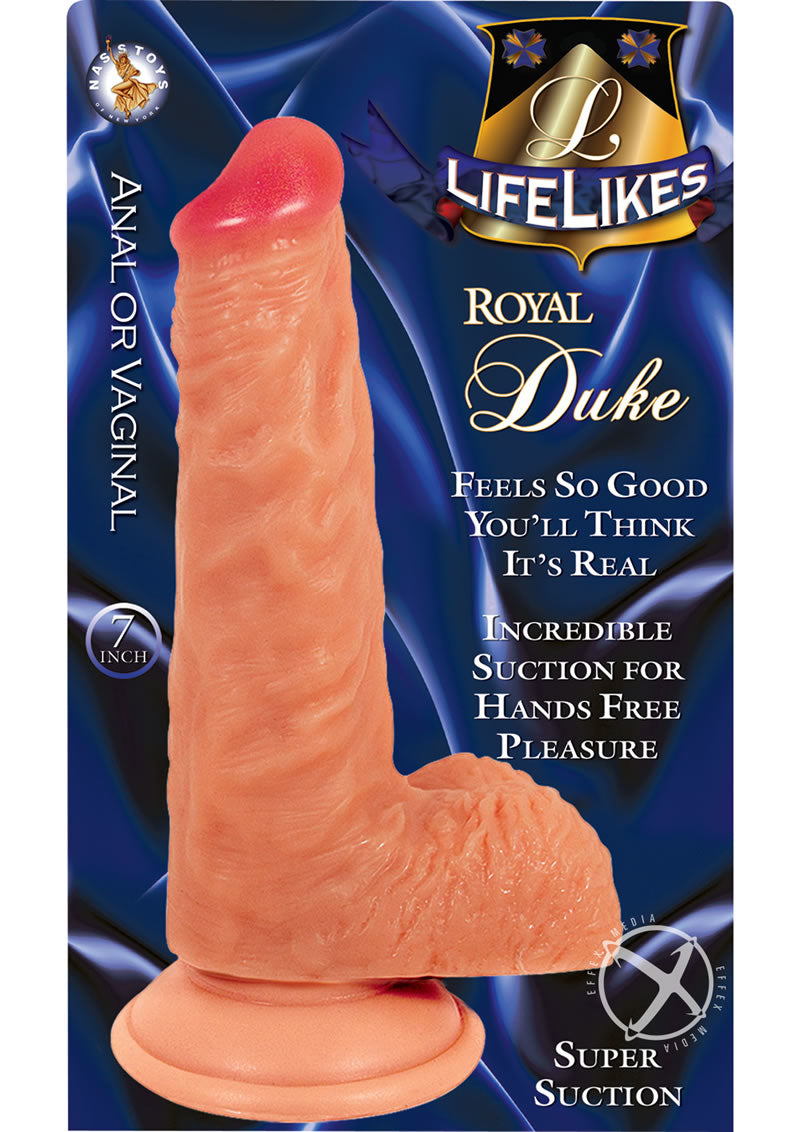 Lifelikes Royal Duke Dildo 7in - Vanilla