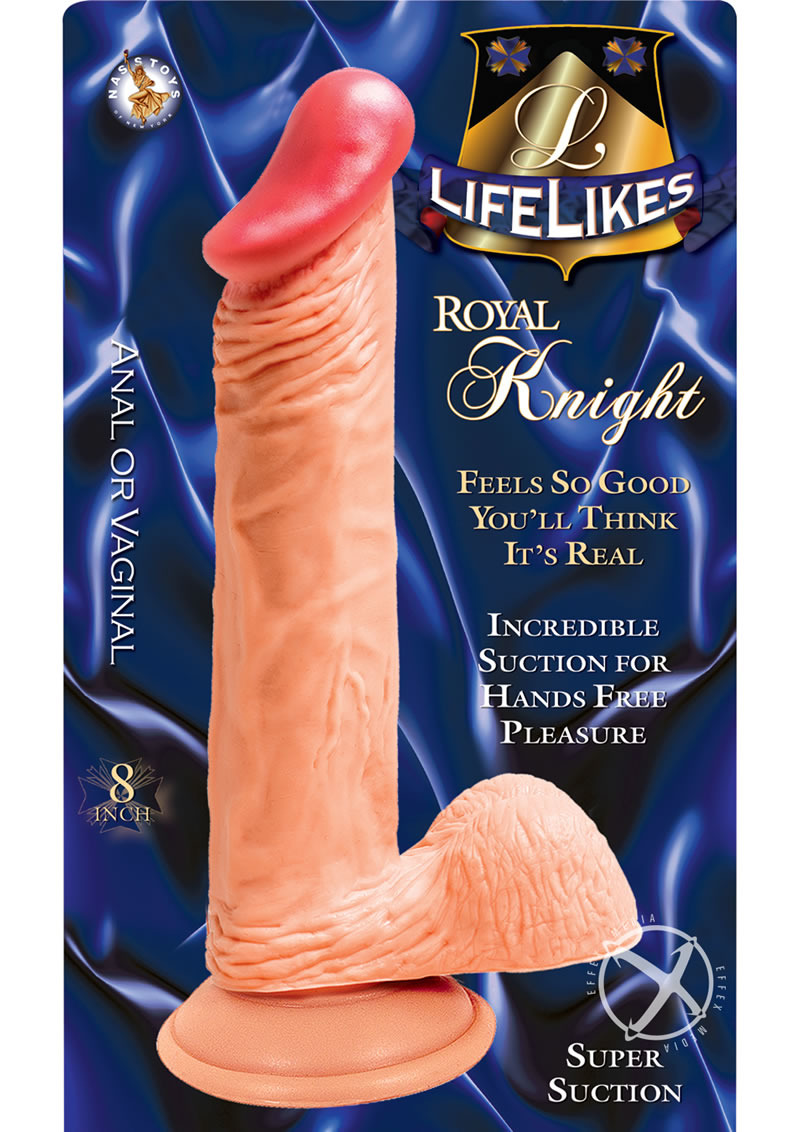 Lifelikes Royal Knight Dildo 8in - Vanilla