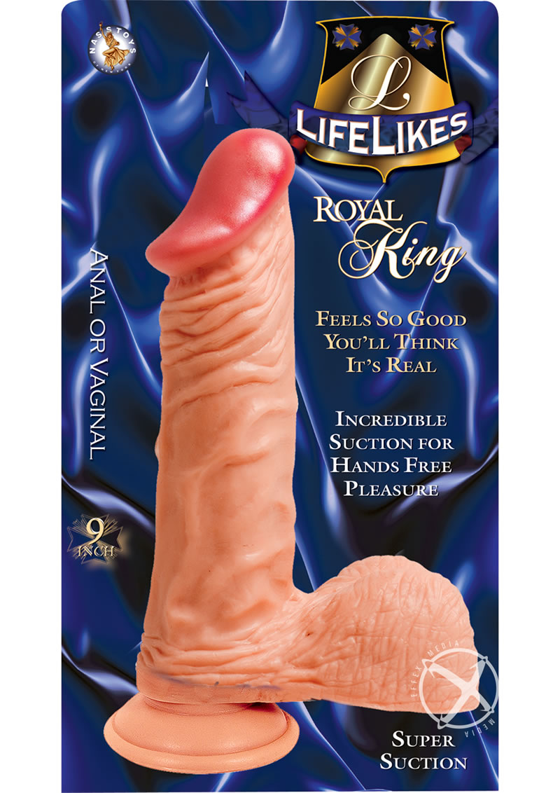 Lifelikes Royal King Dildo 9in - Vanilla