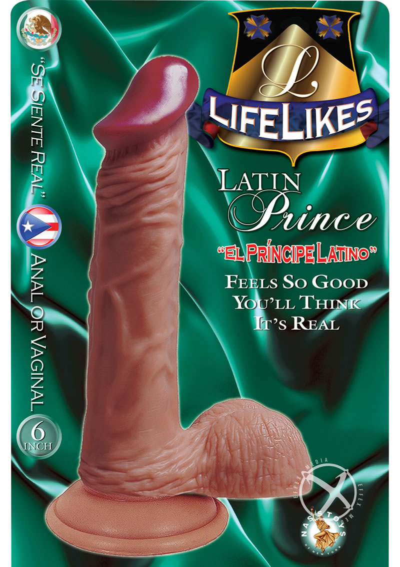 Lifelikes Latin Prince Dildo 6in - Caramel