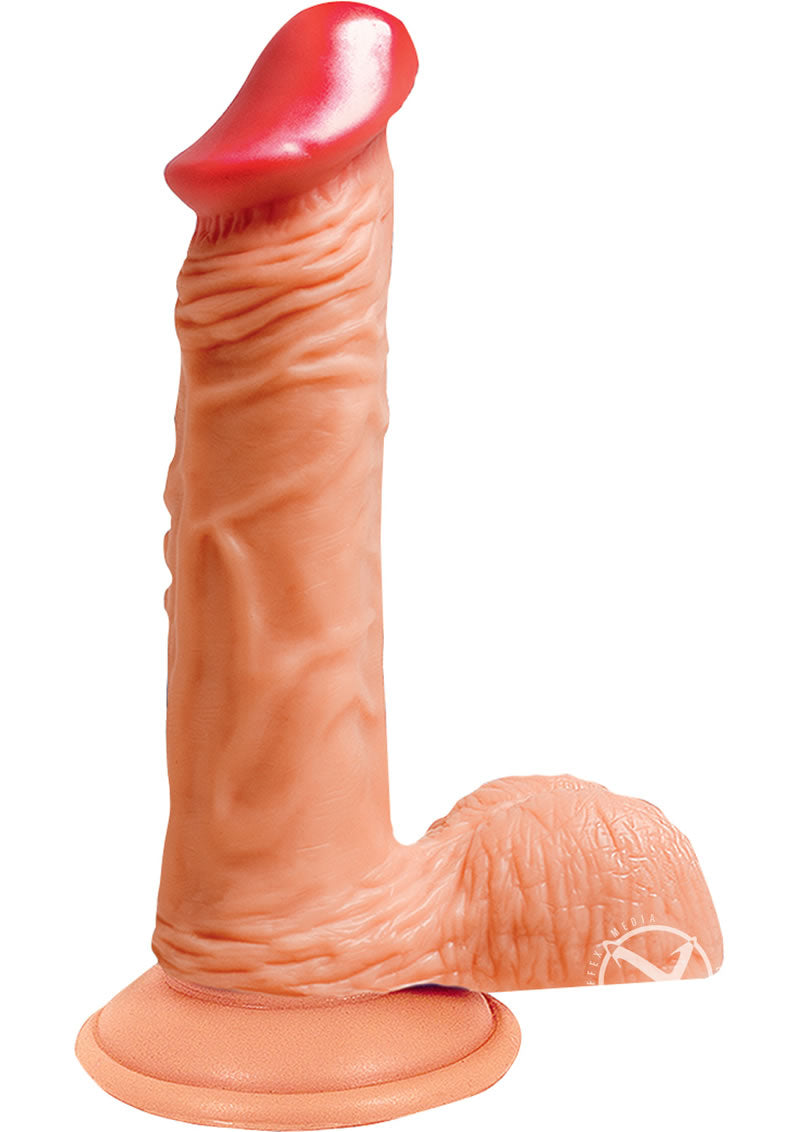 Lifelikes Vibrating Royal Prince Dildo with Wired Remote Control 6in - Vanilla