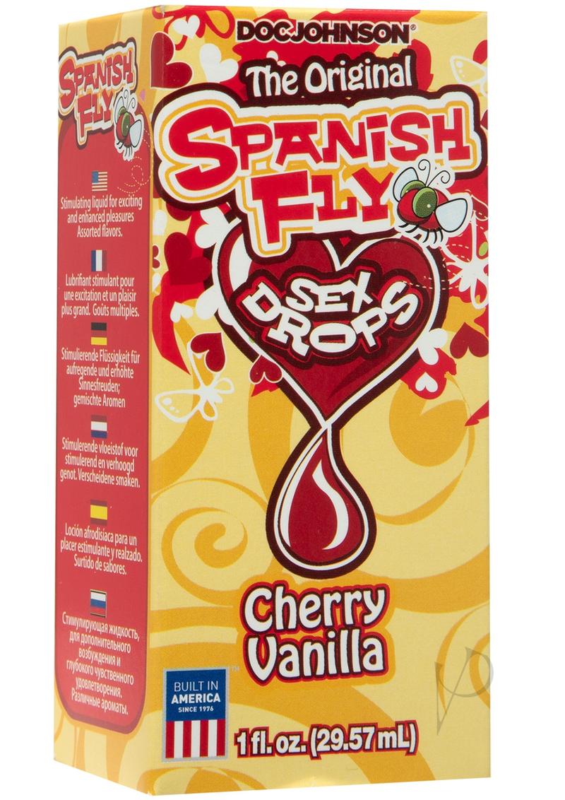 Spanish Fly The Original Sex Drops Cherry Vanilla 1oz