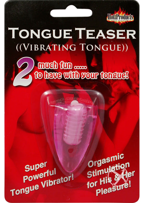 Tongue Teaser Silicone Oral Vibrator Magenta