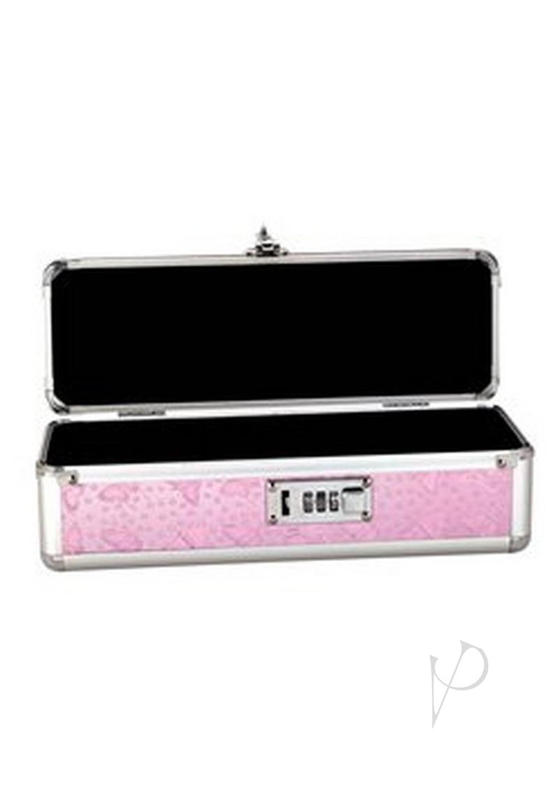 Lockable Vibrator Case - Small - Pink