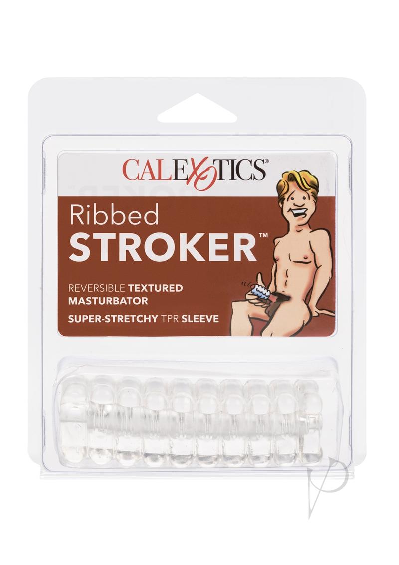 Ribbed Stroker - Clear