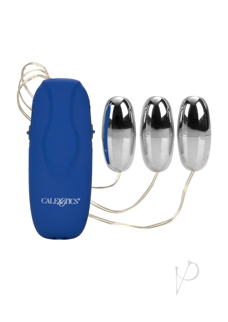 Interactive Trio Triple Bullets with Wired Remote Control - Silver