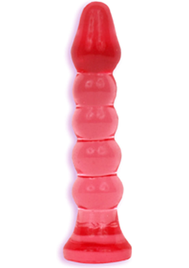 Crystal Jellies Anal Plug 6in - Pink