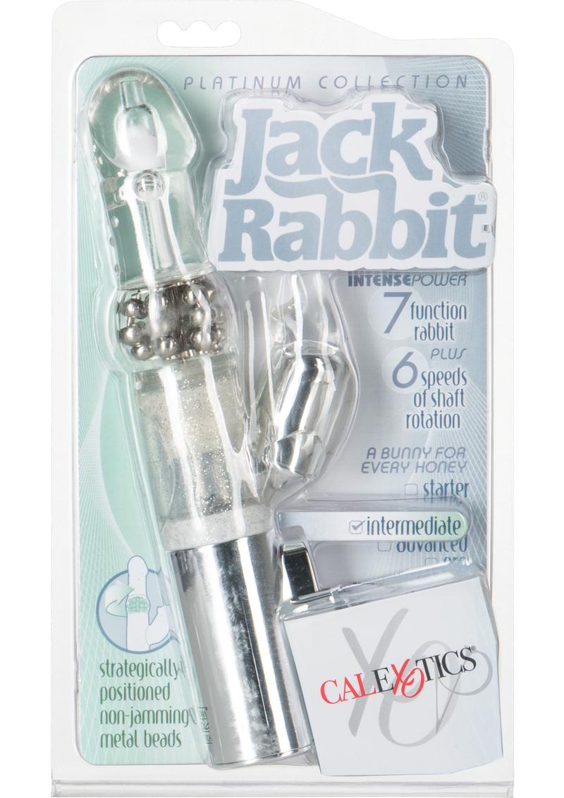 Jack Rabbit Platinum Collection Rabbit Vibrator - Silver