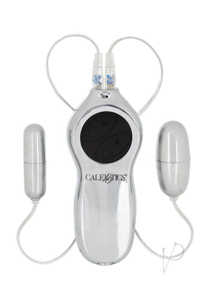 Sterling Collection Combo Pack 5 Standard and Slim Line Bullets with Wired Remote Control - Silver