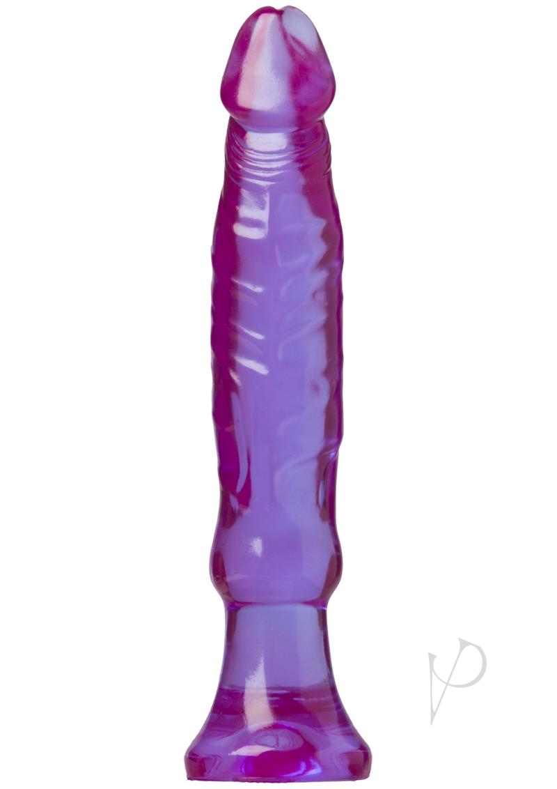 Crystal Jellies Anal Starter Anal Plug 5.5in - Purple