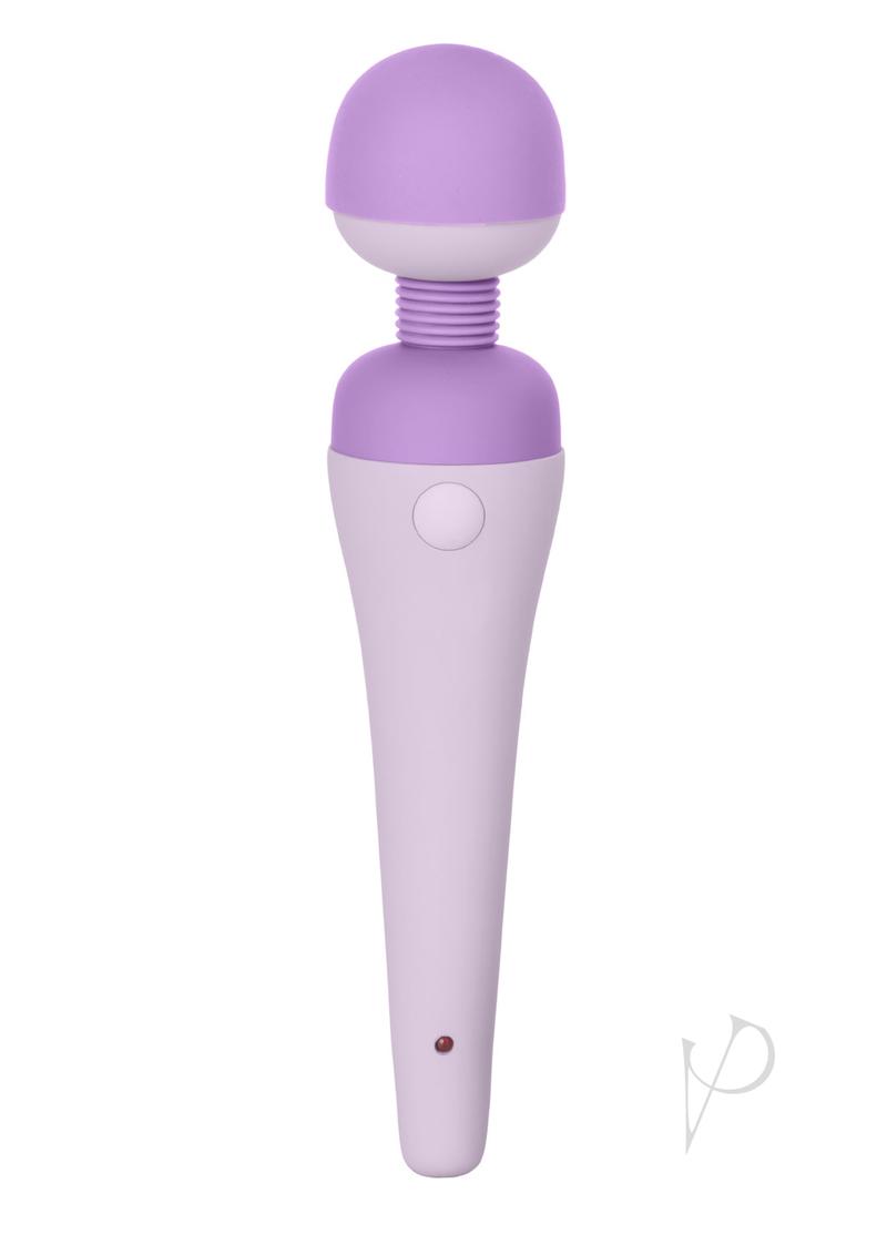 Couture Collection Inspire Wand Massager with Silicone Attachments - Lavender