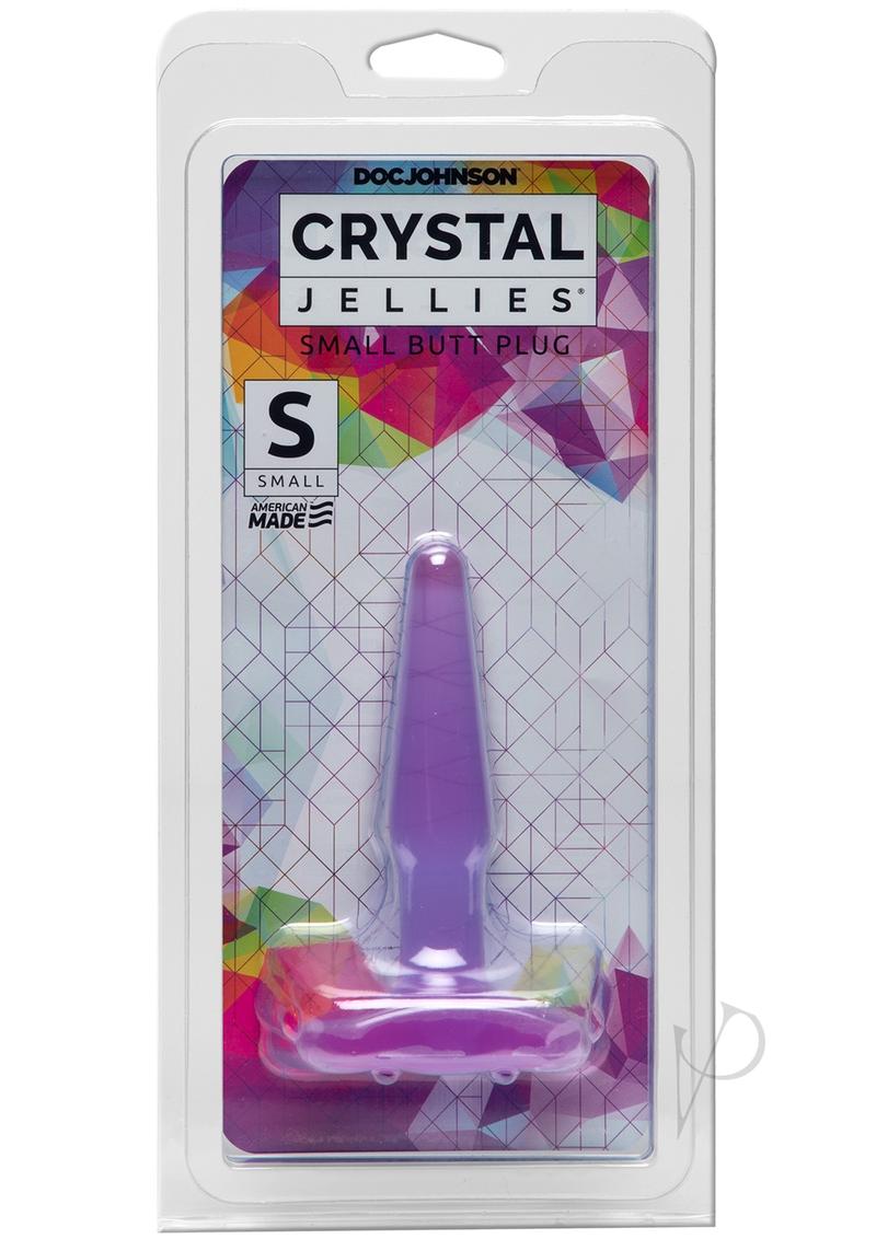 Crystal Jellies Butt Plug - Small - Purple