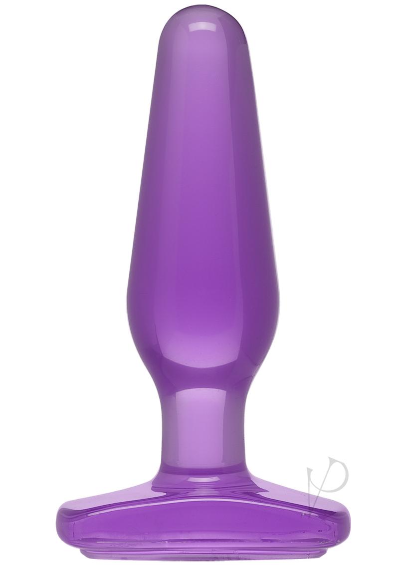Crystal Jellies Butt Plug - Medium - Purple