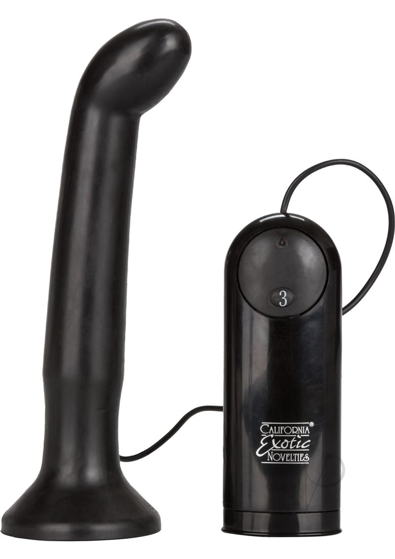 Dr. Joel Kaplan EZ-Reach Vibrating Prostate Stimulator with Wired Remote Control - Black