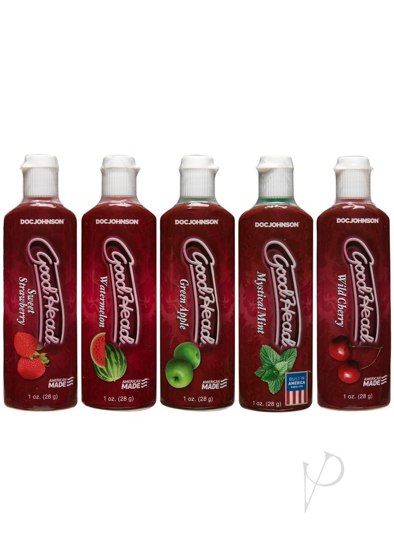 GoodHead Oral Delight Gel Flavored 1oz (5 Pack)