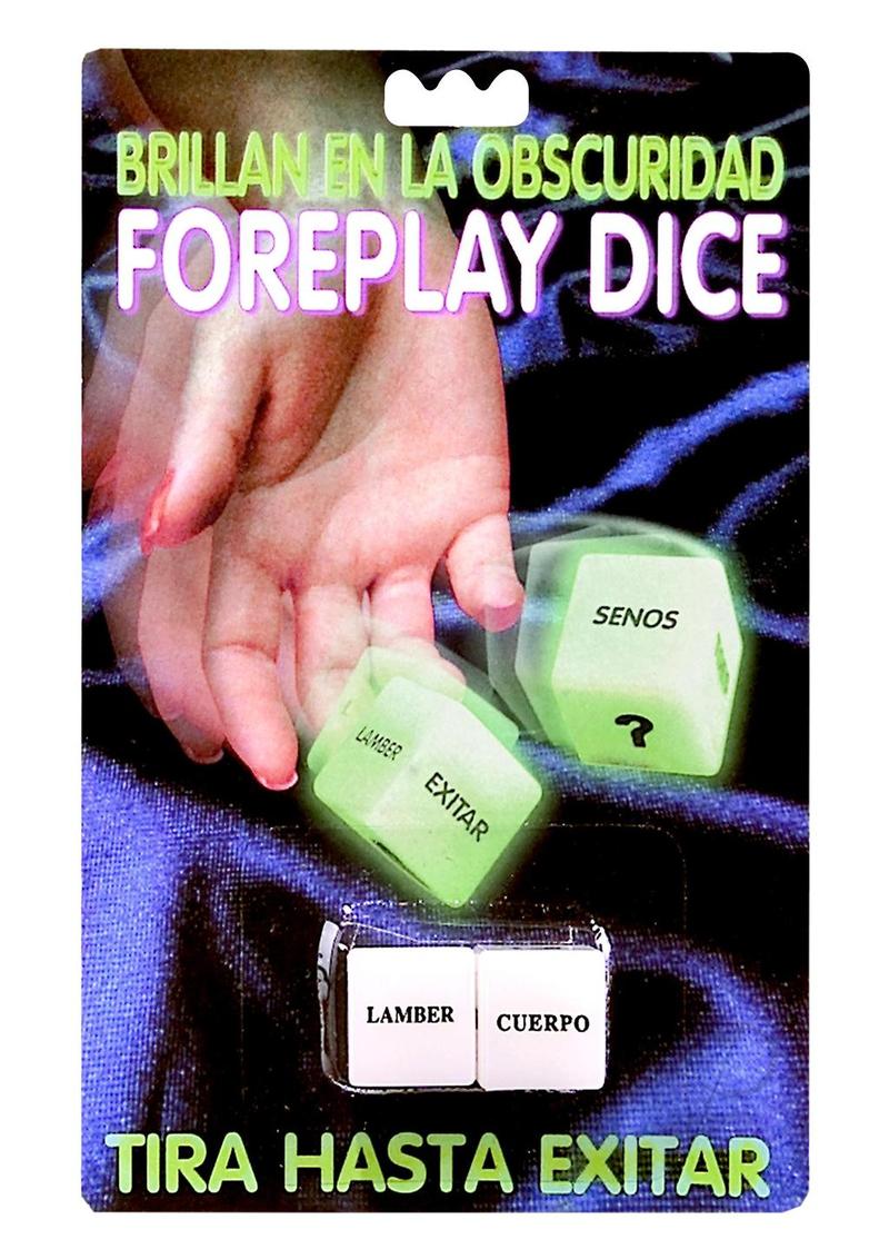 Erotic Dice - Spanish Verion - Glow in the Dark