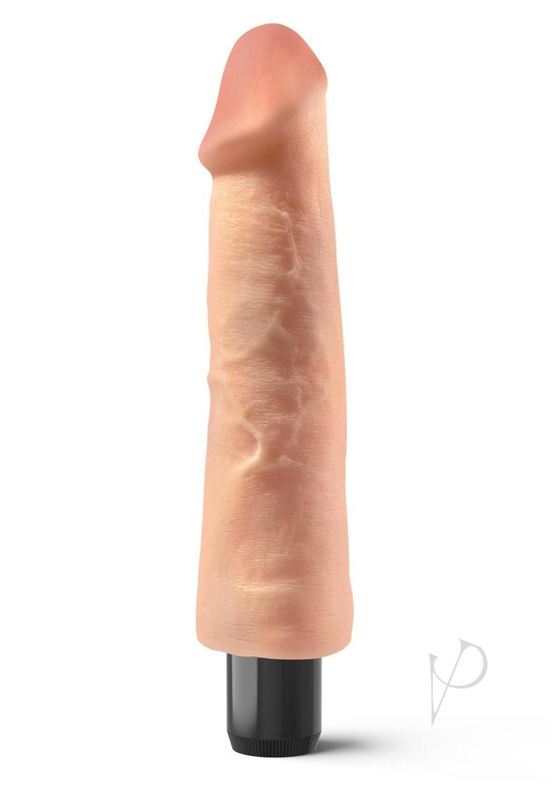 Real Feel Lifelike Toyz No. 9 Realistic Vibrating Dildo 9in - Vanilla