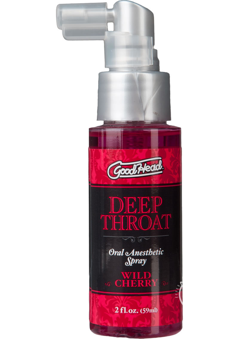 GoodHead Deep Throat Oral Anesthetic Spray Wild Cherry 2oz