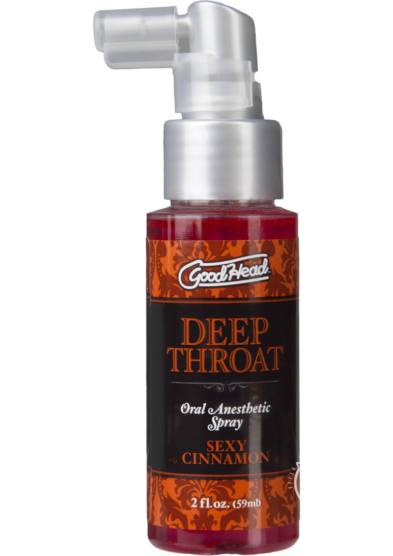 GoodHead Deep Throat Oral Anesthetic Spray Sexy Cinnamon 2oz