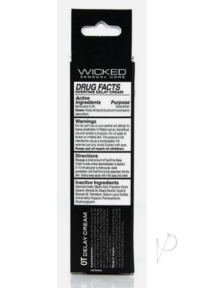 Wicked Overtime Delay Cream 1oz