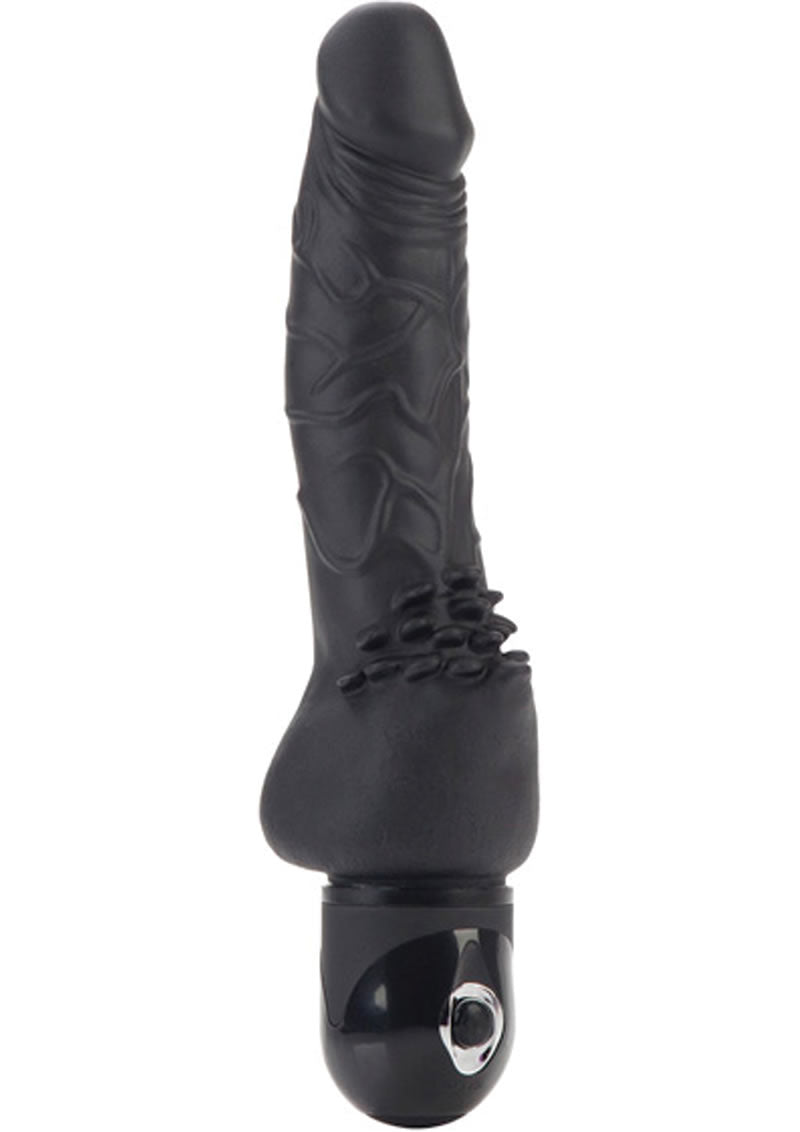 Power Stud Cliterrific Vibrator 6.75in - Black