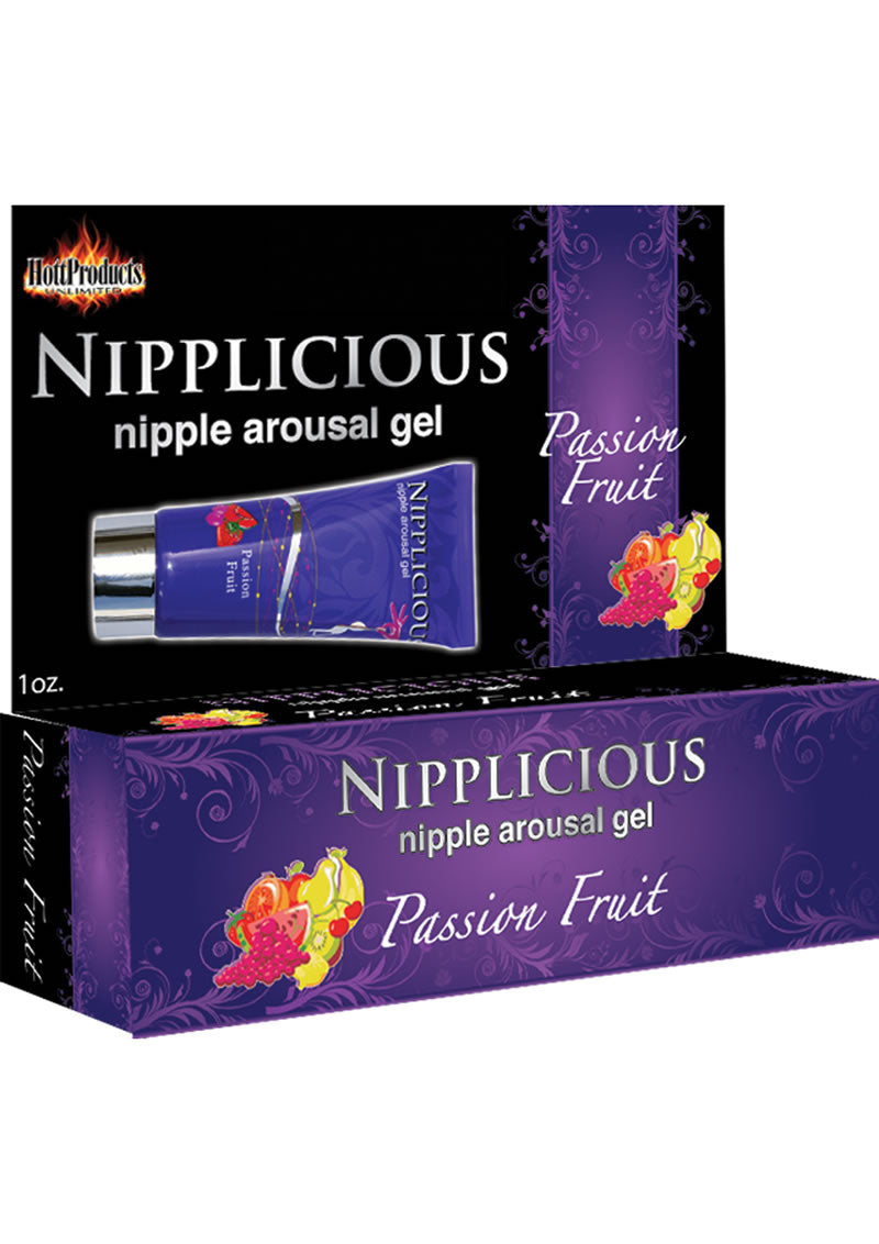 NIPPLICIOUS Nipple Arousal Gel Passion Fruit 1oz