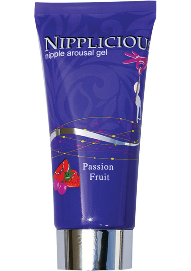NIPPLICIOUS Nipple Arousal Gel Passion Fruit 1oz