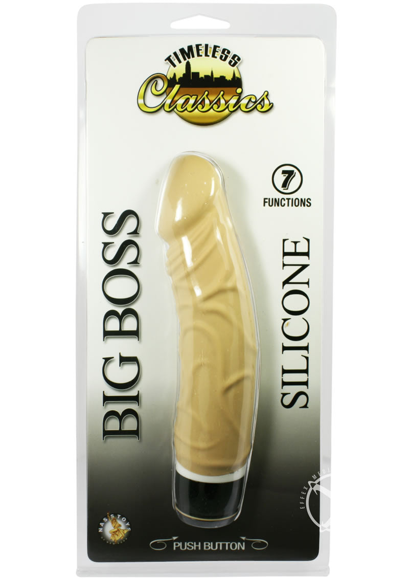 Timeless Classics Big Boss Silicone Vibrator - Vanilla