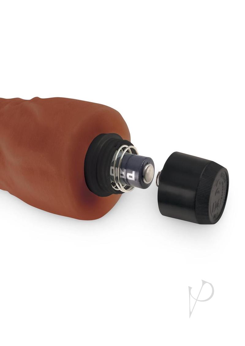 Real Feel Lifelike Toyz No. 13 Realistic Vibrator Waterproof 8.5in - Chocolate