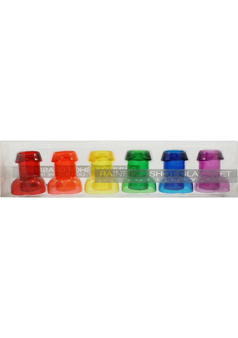 Rainbow Shot Glass Set (Set of 6)