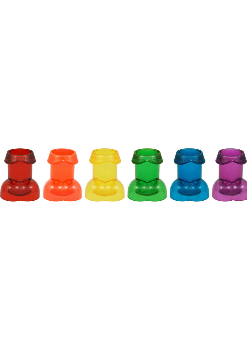 Rainbow Shot Glass Set (Set of 6)