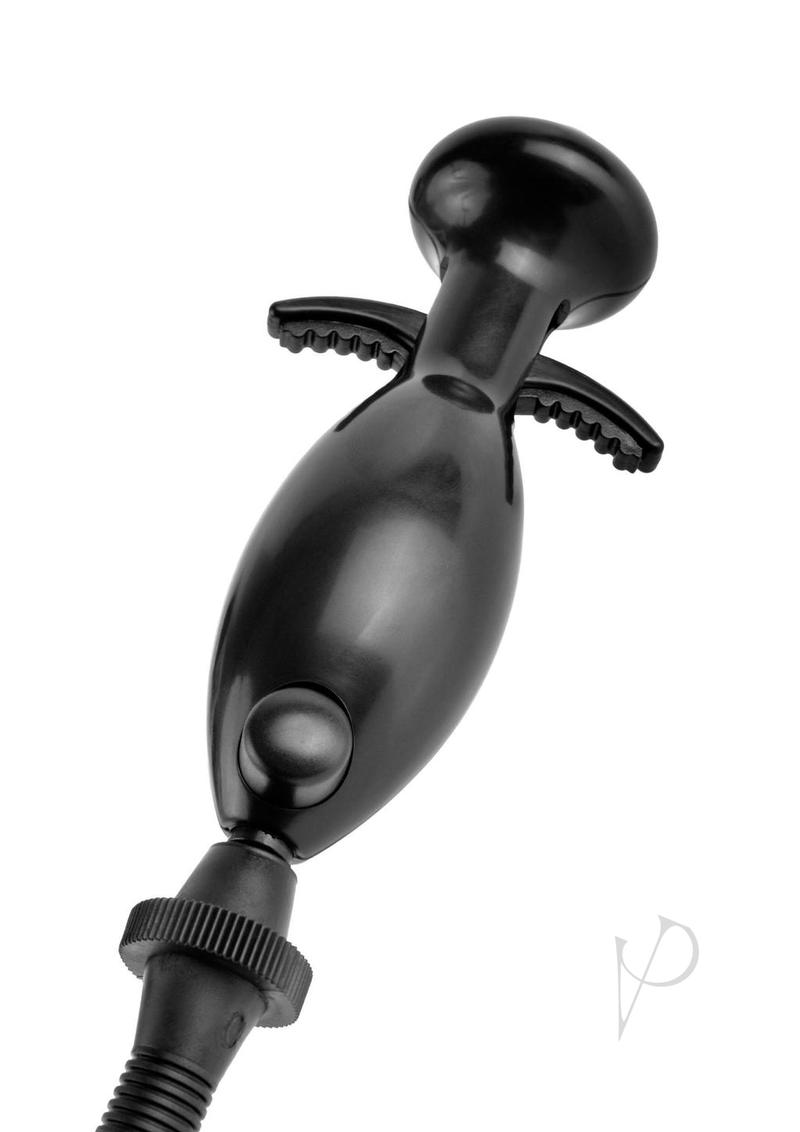 Fetish Fantasy Extreme Vibrating Pussy Pump with Wired Remote Control - Clear and Black