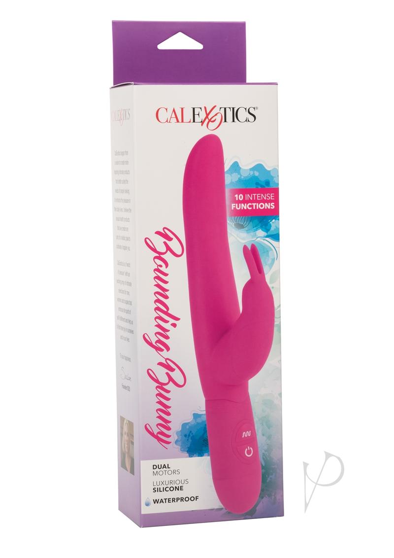 Bounding Bunny Silicone Rabbit Vibrator - Pink