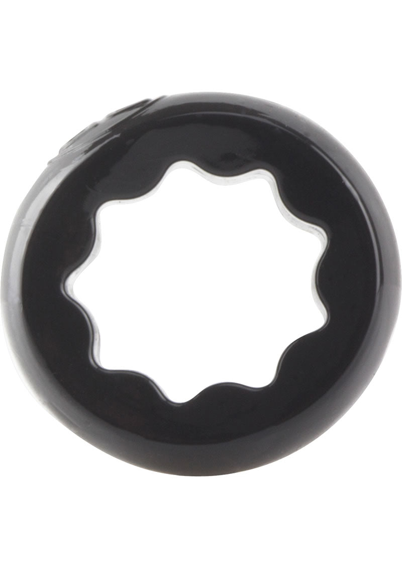 RingO Ranglers The Spur Cock Ring - Black (10 each per box)