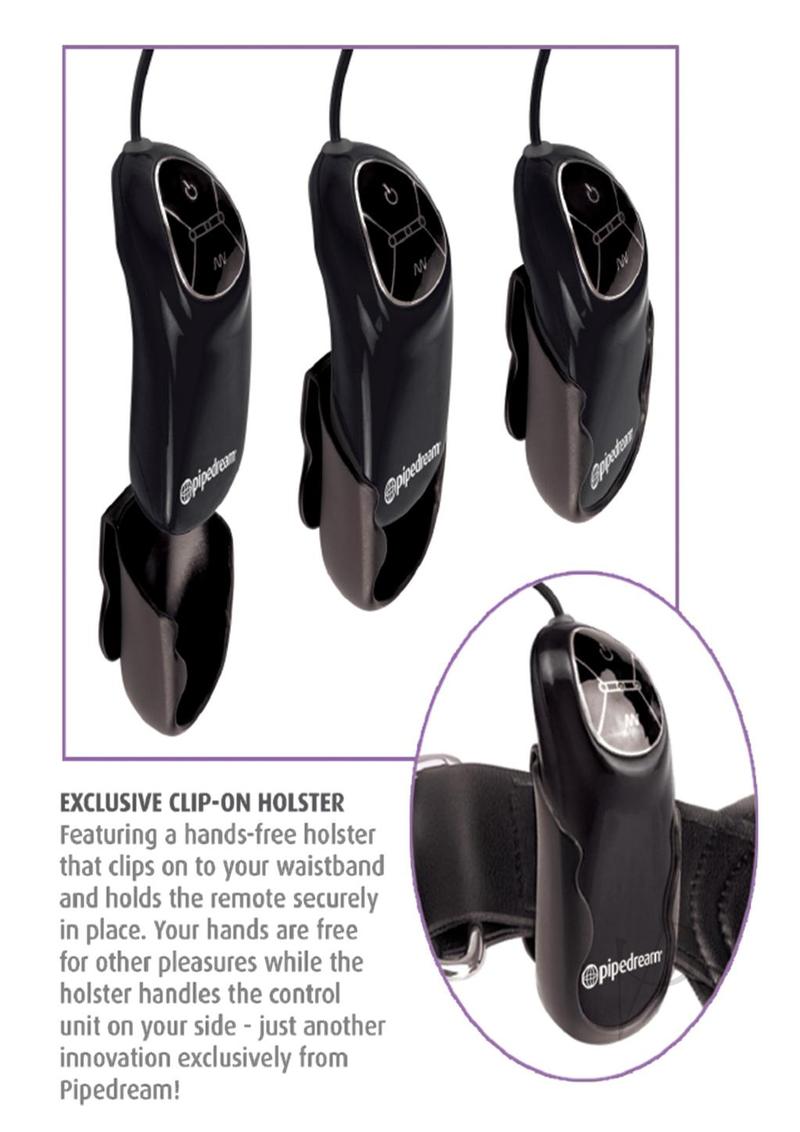 Anal Fantasy Collection Elite Vibrating Silicone Plug 3.5in - Black