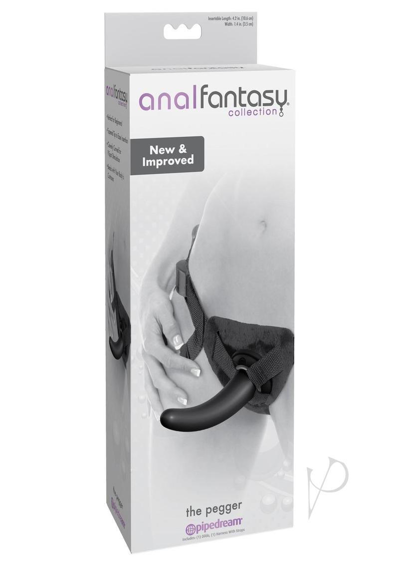 Anal Fantasy Collection The Pegger Strap-On 4.75in - Black