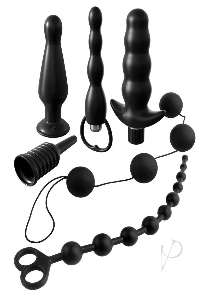Anal Fantasy Collection Silicone Deluxe Fantasy Kit - Black