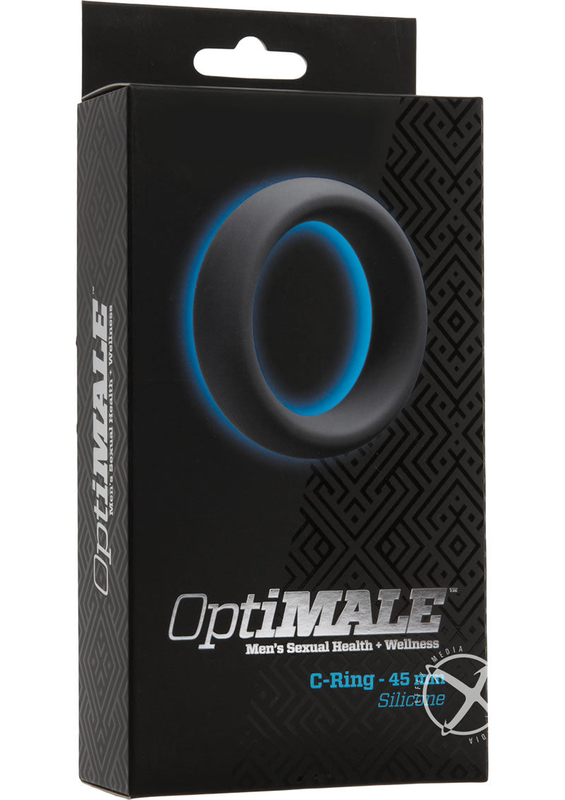 OptiMALE Silicone Cock Ring 45mm - Slate