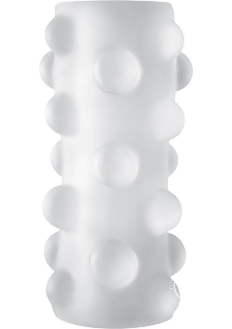 OptiMALE Rollerball Reversible Ultraskyn Masturbator - Frost