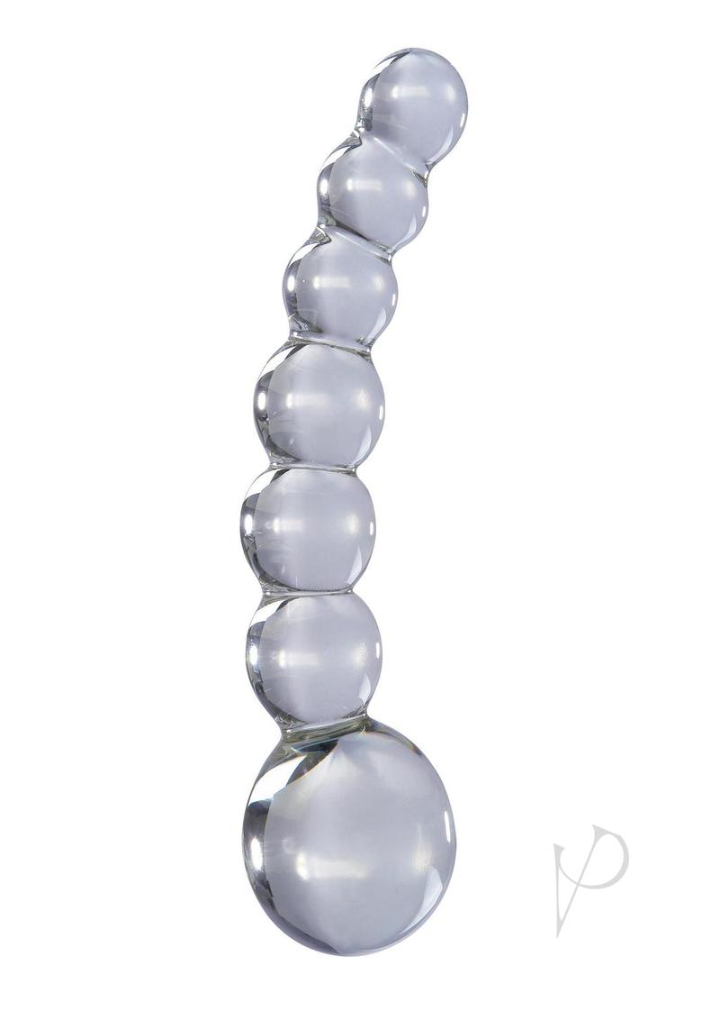 Icicles No 66 Beaded Anal Probe 4.75in - Clear