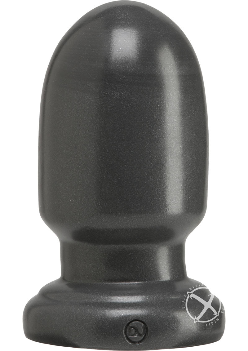 American Bombshell Shell Shock Anal Plug - Small - Gun Metal