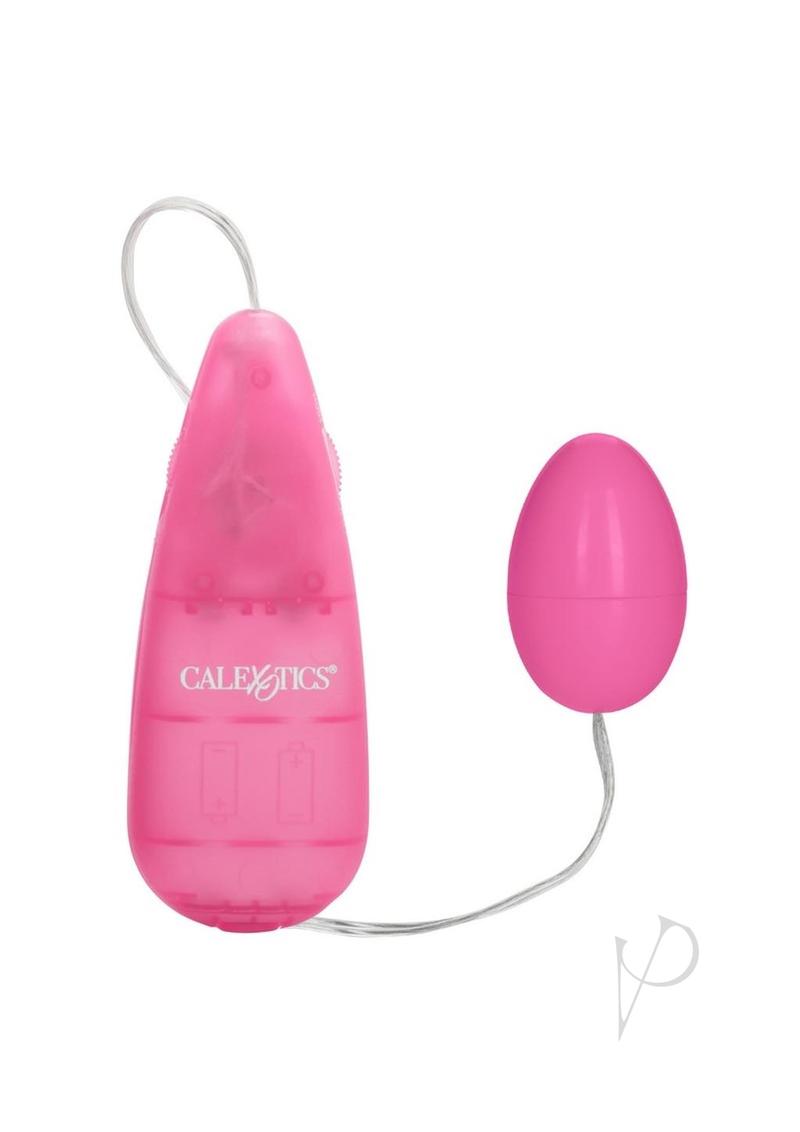 Pocket Exotics Vibrating Pink Passion Egg with Wired Remote Control - Pink